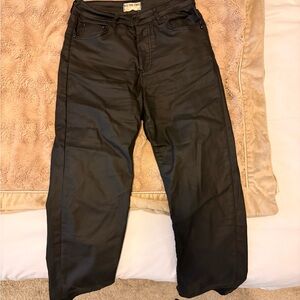 We The Free high waisted faux leather pants
